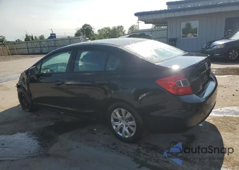 2012 Honda Civic Lx z USA, uszkodzony, nr VIN 19XFB2F54CE374061